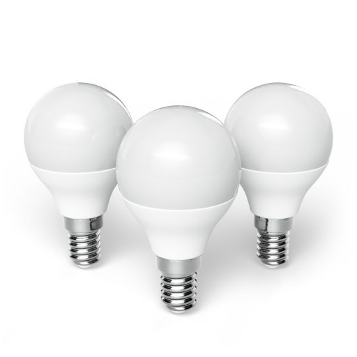Entac LED Mini Globe E14 6,5W NW 4000K 3-Pack (LLMG14-6,5W-NW-3P)