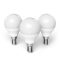Entac LED Mini Globe E14 6,5W NW 4000K 3-Pack (LLMG14-6,5W-NW-3P)