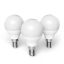 Entac LED Mini Globe E14 6,5W NW 4000K 3-Pack (LLMG14-6,5W-NW-3P)
