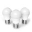 Entac LED Mini Globe E27 6,5W NW 4000K 3-Pack (LLMG27-6,5W-NW-3P)