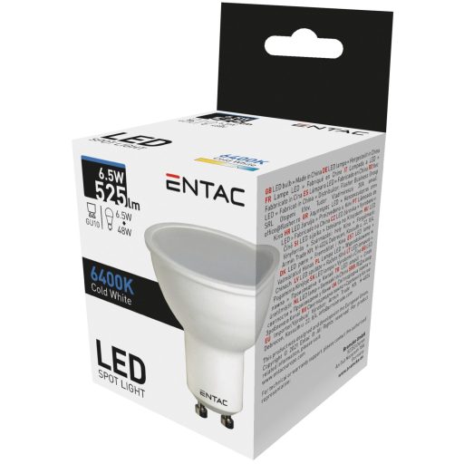 Entac LED Spot Wide Angle GU10 6,5W CW 6400K (LLSW-6,5W-CW)