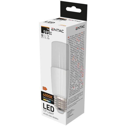 Entac LED T37 E27 7W NW 4000K (LLT27-7W-NW)
