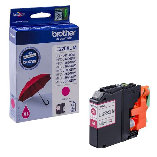  Brother LC225XL M magenta tintapatron 