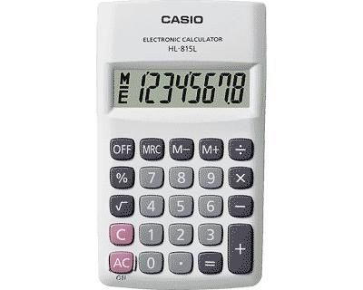  Casio HL-815L zsebeszámológép fehér 