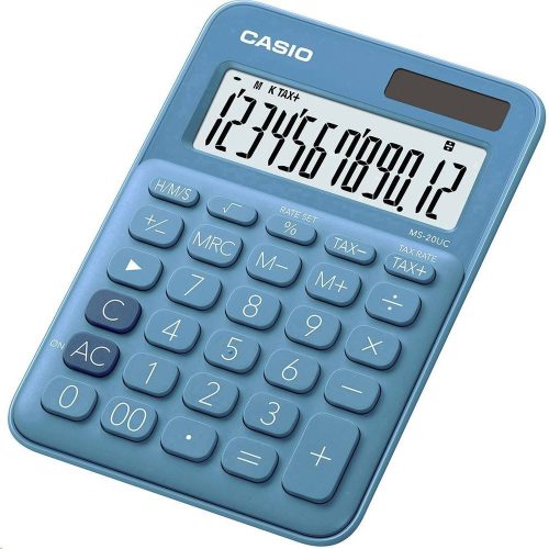  Casio MS-20UC-BU asztali számológép, kék 