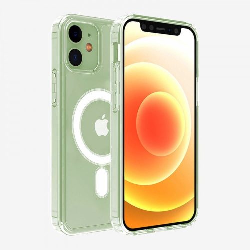  Cellect iPhone 12/ 12 Pro TPU+PC mágneses szilikon tok átlátszó (CEL-MAG-IPH12-TP) 