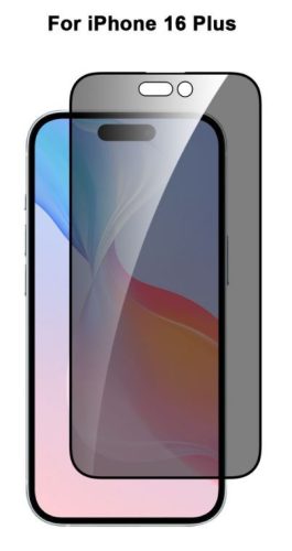  Cellect iPhone 16 Plus / 15 Plus betekintésmentes üvegfólia (LCD-IPH16P-PRIVACY) 