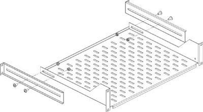  Conteg polcrögzítő konzol 298mm (CDP-PO-PD) 