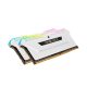  16GB 3200MHz DDR4 RAM Corsair Vengeance RGB Pro SL CL16 White (2x8GB) (CMH16GX4M2E3200C16W) 