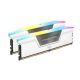  32GB 5200MHz DDR5 RAM Corsair VENGEANCE RGB White CL40 (2x16GB) (CMH32GX5M2B5200C40W) 