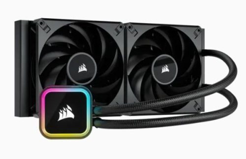  Corsair iCUE H115i RGB ELITE univerzális CPU vízhűtés (CW-9060059-WW) 