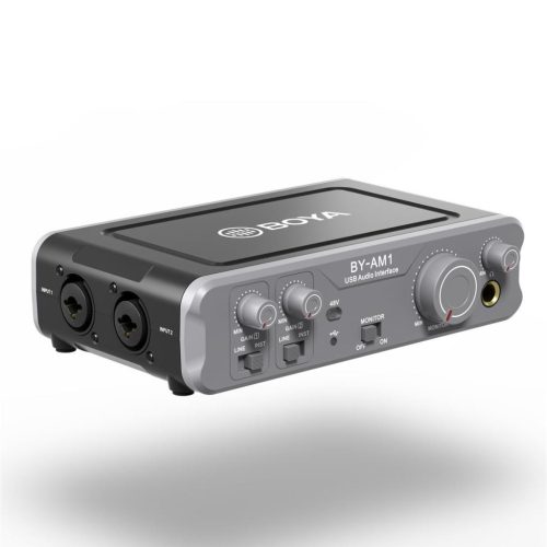  Boya Audio BY-AM1 kétcsatornás USB audio mixer 