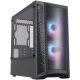  Cooler Master MasterBox MB320L ARGB táp nélküli ablakos Micro ATX ház LED vezérlővel fekete (MCB-B320L-KGNN-S02) 