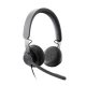  Logitech MSFT Teams Zone Wired mikrofonos fejhallgató fekete (981-000870) 