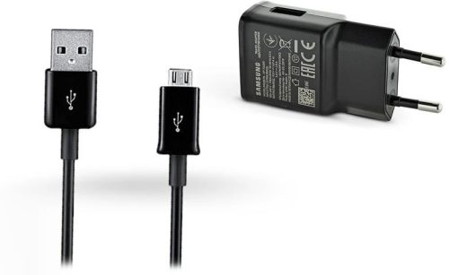  Samsung EP-TA200EBE USB hálózati töltő adapter + ECB-DU5ABE micro USB kábel 