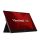  16" ViewSonic TD1655 hordozható érintőképernyős LCD monitor szürke 