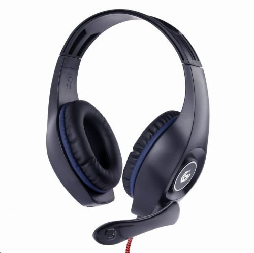  Gembird GHS-05-B Gaming mikrofonos fejhallgató fekete-kék 