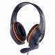  Gembird GHS-05-O Gaming mikrofonos fejhallgató fekete-narancs 