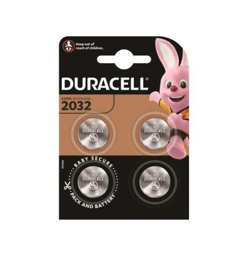  Duracell DL2032 Gombelem 3V CR2032 (4db) (DL2032) 