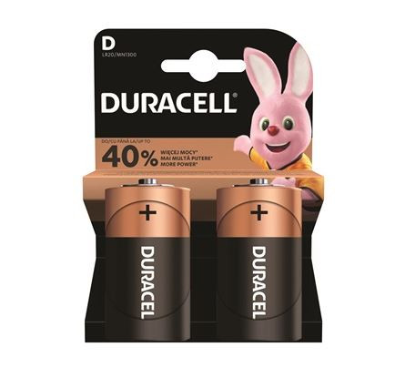  Duracell BSC Góliát (D) elem (2db) (4084500287150) 