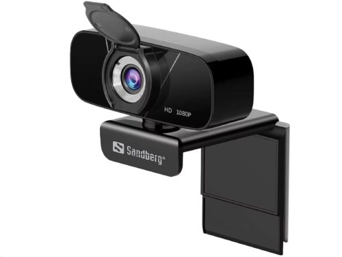  Sandberg Chat Webcam 1080P HD USB webkamera fekete (134-15) 