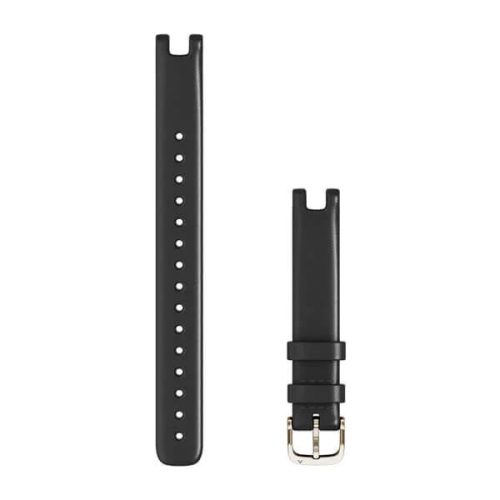  Garmin Lily fekete bőr óraszíj 14mm (nagy) (010-13068-A5) 