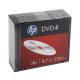  HP DVD-R 4.7GB 16x DVD lemez slim tokos (10db) (DVDH-16V10) 