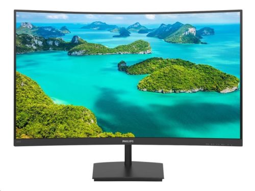  24" Philips 241E1SC/00 ívelt LCD monitor fekete 