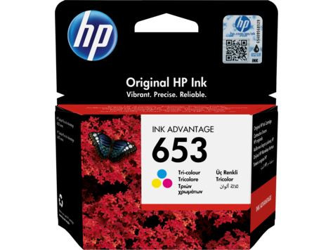  HP 653 Ink Advantage tintapatron háromszínű (3YM74AE) 
