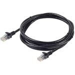  OEM RJ45 CAT6 UTP M/M adatkábel 10m LSOH fekete (XUTPSZC6KAB10F) 