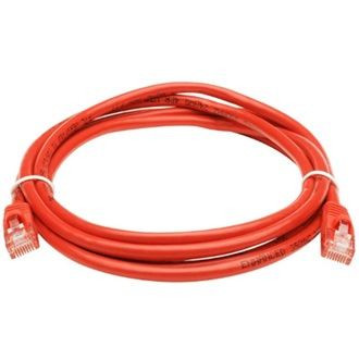  OEM RJ45 CAT6 UTP M/M adatkábel 5m LSOH piros (XUTPSZC6KAB5P) 