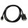  OEM DVI-D -> HDMI M/M video jelkábel 3m fekete (XDVIKABDVIHDMI3) 