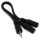 OEM Jack stereo 3,5mm -> 2db Jack stereo 3,5mm M/F audio kábel 0.2m fekete (XAKABJY) 