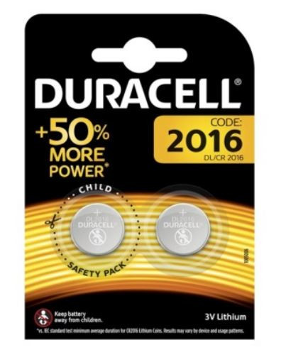  Duracell DL 2016 lítium gombelem 2db/bliszter (10PP040030) 