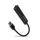  Axagon HMA-GL3A 3 portos USB3.2. Gen 2 fekete HUB Gigabit LAN porttal 