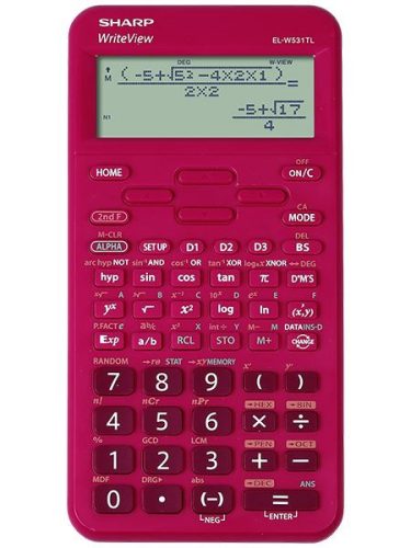  Sharp EL-W531TL tudományos számológép bordó 