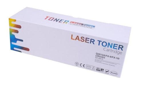  Tender Q2612A/CRG703/FX-10 lézertoner fekete 2k (TOTE2612A) 