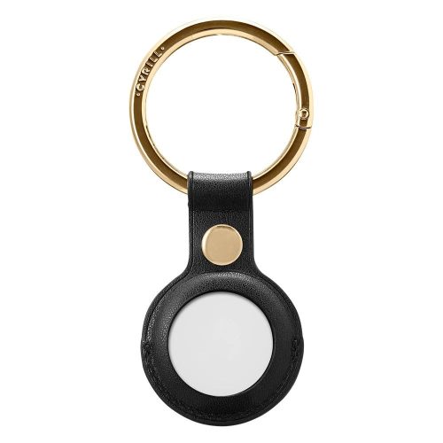  Spigen Cyrill Basic Leather Apple AirTag tok fekete (AMP01836) 