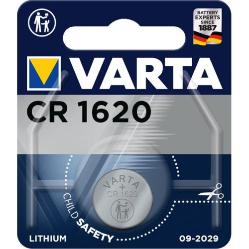  Varta CR1620 lítium gombelem 1db/bliszter (6620112401) 