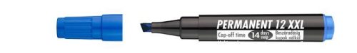  Alkoholos marker, 1-4 mm, vágott, ICO "Permanent 12 XXL", kék (TICP12XK) 