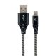  Gembird USB type-C - USB Type-A adat- és tötőkábel 1m (CC-USB2B-AMCM-1M-BW) 
