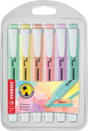  STABILO "Swing Cool Pastel" szövegkiemelő készlet 6db-os (275/6-08) 