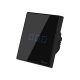  Sonoff TX T3 EU 3C Wi-Fi + RF háromgombos érintős kapcsoló fekete (SON-KAP-TXT33) 