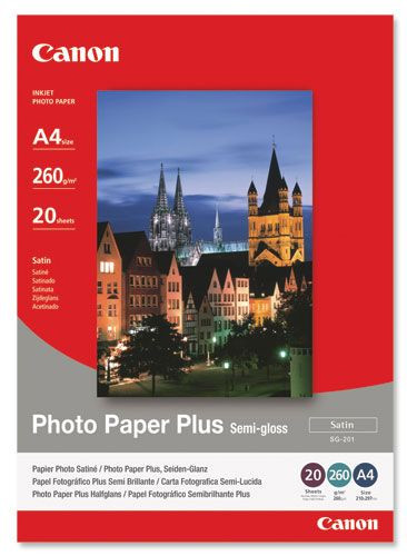  Canon SG-201 Photo Paper Plus semi-gloss A4 fotópapír (1686B021) 