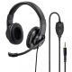  Hama HS-P350 sztereó headset fekete (139926) 