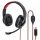  Hama HS-USB400 sztereó headset fekete-piros (139927) 