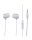  Maxell Plugz+Mic mikrofonos fülhallgató fehér (303760) 