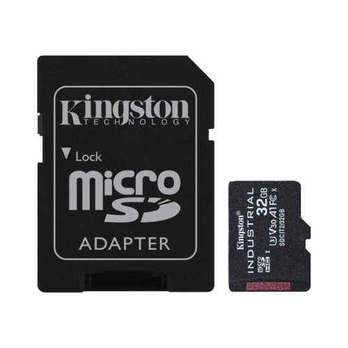  32GB microSDHC Kingston Industrial Temperature U3 V30 A1 + adapter (SDCIT2/32GB) 