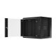  Lanberg 9U 19" fali rack szekrény 570x450mm fekete (WFFA-5409-10B) 