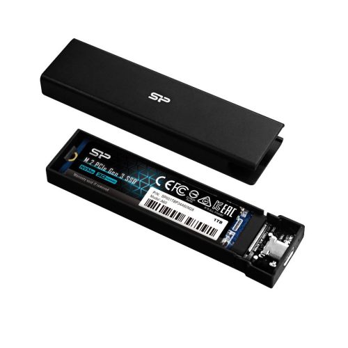  Silicon Power PD60 külső M.2 SSD ház fekete (SP000HSPSDPD60CK) 